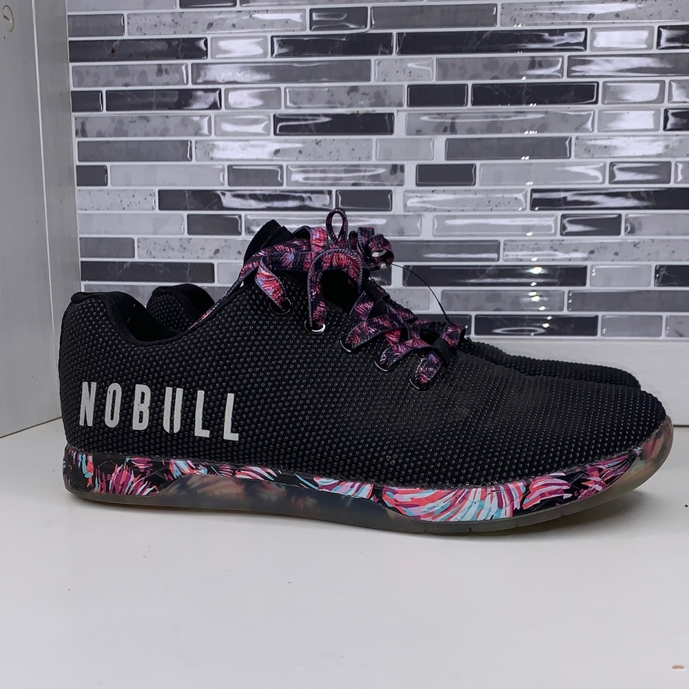 NOBULL Women's Black and Pink Athletic Shoes M9 W 10.5 unisex